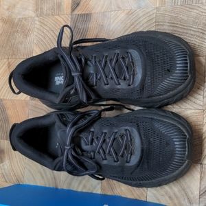 Hoka W Bondi Women's running shoes   black mesh sz 7
